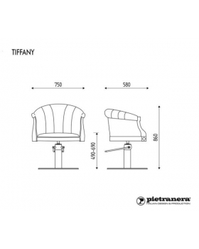 Кресло парикмахерское "TIFFANY"