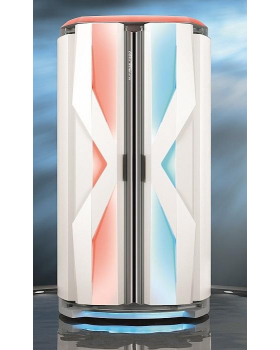 Вертикальный гибридный солярий "Ergoline Sunrise Hybrid Light LED 7200 (48 ламп по 180W)"