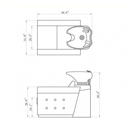 Мойка "Foresta" парикмахерская