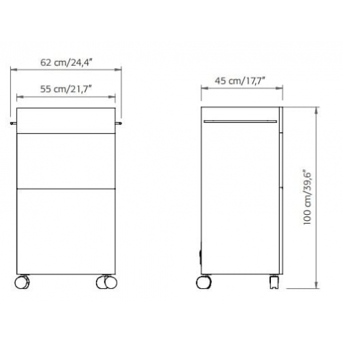 Тележка педикюрная "T-Store"