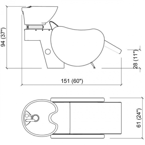 Мойка парикмахерская "MAMBOWASH SHIATSU"